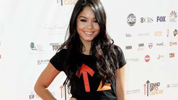 Actress Vanessa Hudgens arrives at the 'Stand Up To Cancer' television event at Sony Studios in Culver City, Calif. (AP Photo/Matt Sayles)