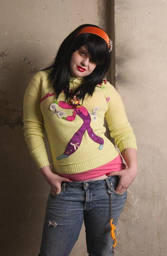 Kelly Osbourne poses at Chelsea Market in New...