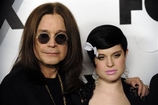 Ozzy Osbourne, left, and his daughter Kelly,...