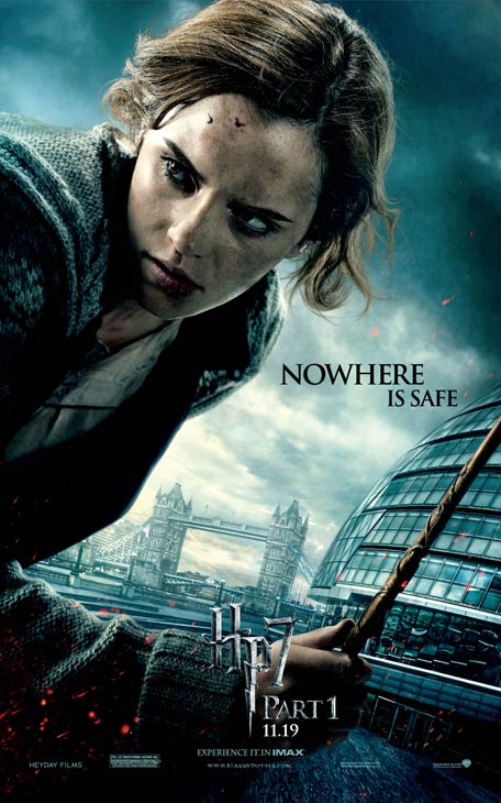 Emma Watson appears as Hermione Granger on an...
