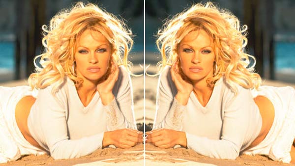 Pamela Anderson is scared of mirrors.