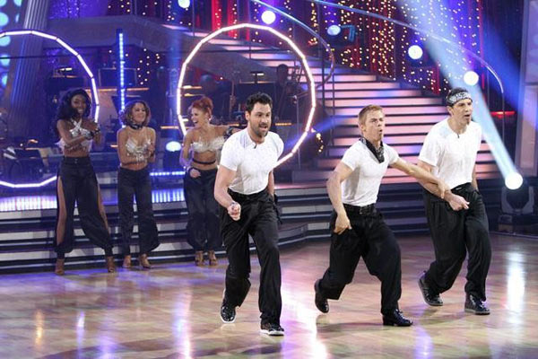 Brandy, Jennifer Grey, and Kurt Warner perform...
