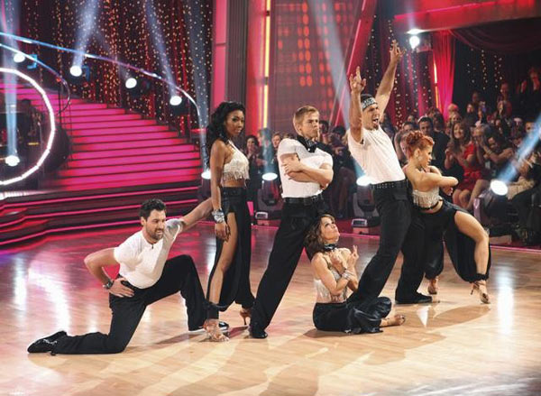 Brandy, Jennifer Grey, and Kurt Warner perform...