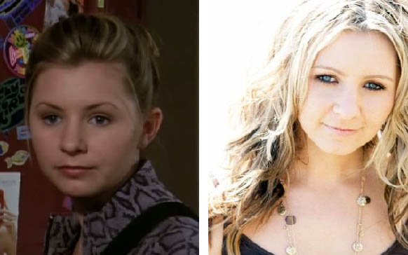 Beverley Mitchell appears in a promotional photo...