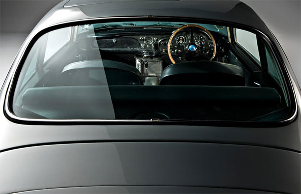 The silver 1964 Aston Martin DB5 car used by...
