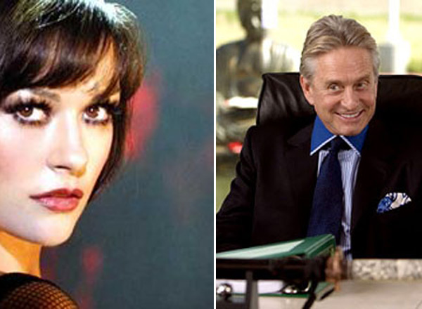 Michael Douglas and actress Catherine Zeta-Jones...