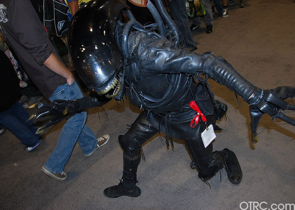 'Alien' was just one of the costumes seen at Comic-Con in San Diego on Saturday July 24, 2010.