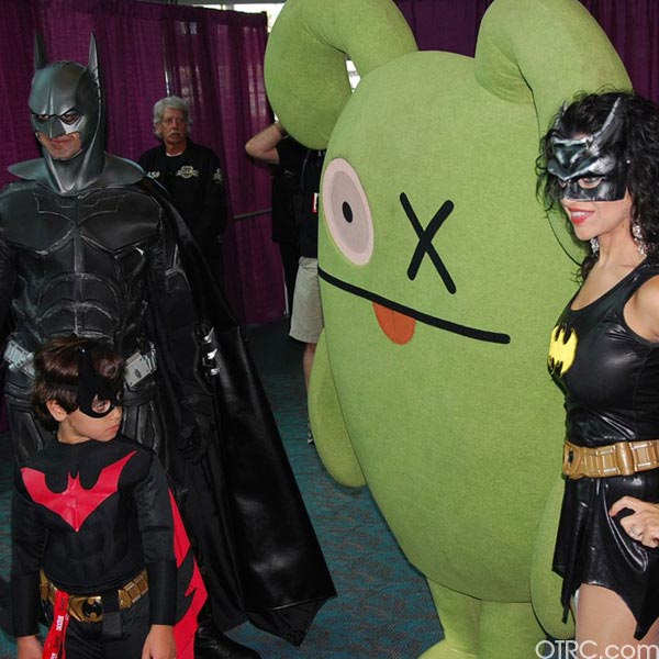 The Bat family were just few of the costumes...