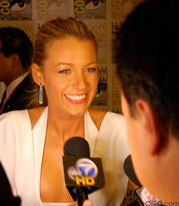 Actress Blake Lively was seen at Comic-Con in...