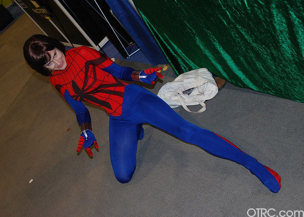 Spidergirl was just one of the costumes seen at...