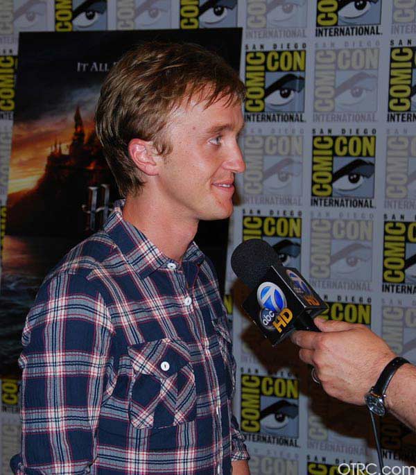 Actor Tom Felton from 'Harry Potter' was seen at...