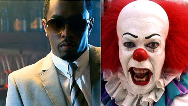 Sean 'Diddy' Combs is scared of clowns....
