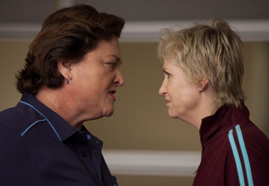Pictured: Dot-Marie Jones and Jane Lynch in a...