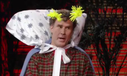 Will Ferrell wore a bedbug costume on 'Live with Regis and Kelly' on ...