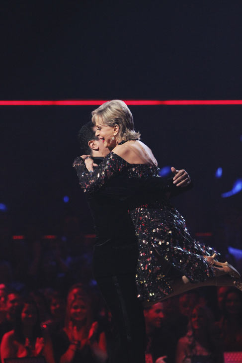 Florence Henderson and Corky Ballas react to...