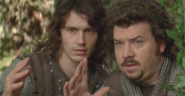 James Franco and Danny McBride as princes...