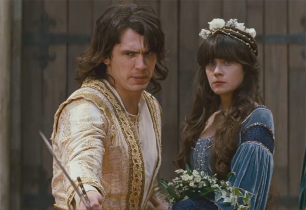 James Franco as Prince Fabious and Zooey...