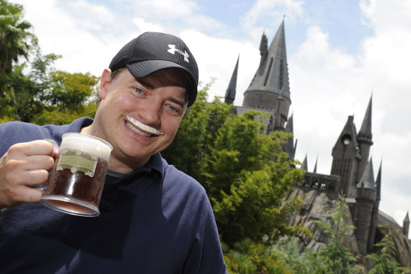 Actor Brendan Fraser experienced The Wizarding...