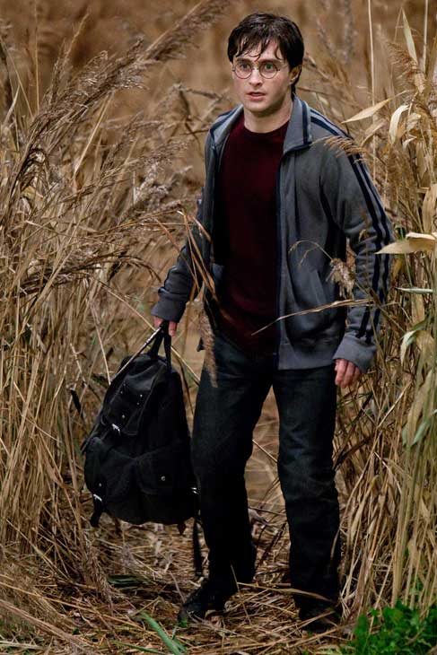 Harry Potter (Daniel Radcliffe) appears in a scene from Harry Potter in a scene from 'Harry Potter and the Deathly Hallows - Part 1'.