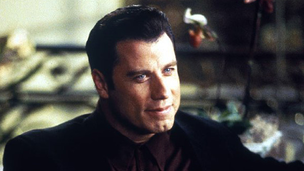 John Travolta appears in a still from 'Get...