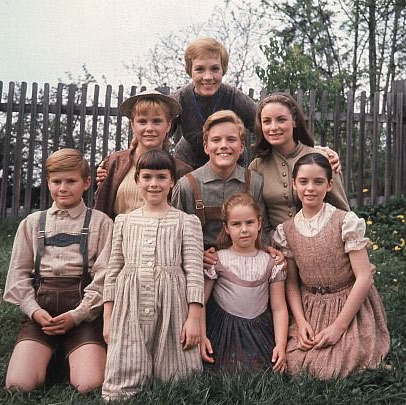 Pictured from top, from left: Julie Andrews...
