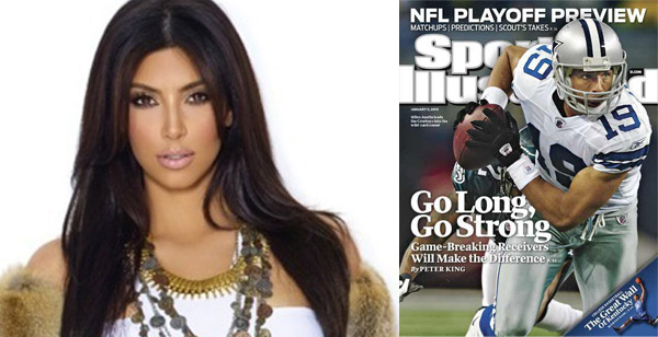 Socialite Kim Kardashian and Dallas Cowboys wide...