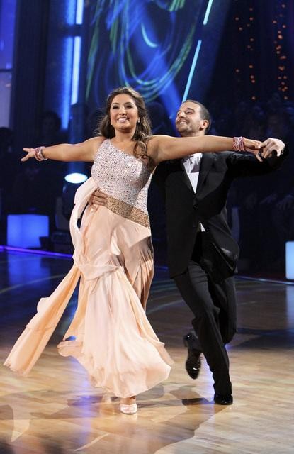 Bristol Palin and Mark Ballas perform to the...