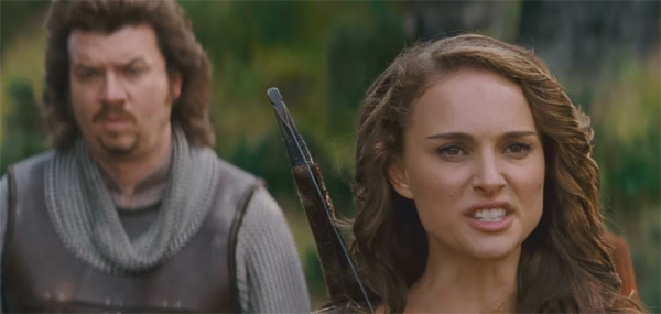 Natalie Portman as the warrior Isabel and Danny...