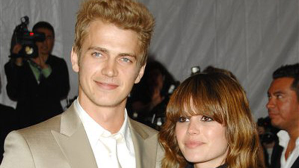 Actors Rachel Bilson and Hayden Christensen...