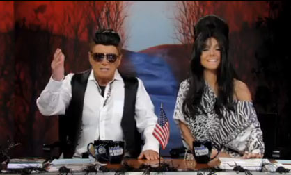 <div class="meta image-caption"><div class="origin-logo origin-image "><span></span></div><span class="caption-text">Regis Philbin and Kelly Ripa dressed up as Mike &#39;The Situation&#39; Sorrentino and Nicole &#39;Snooki&#39; Polizzi from the MTV reality series &#39;Jersey Shore&#39; on their talk show, &#39;Live with Regis and Kelly&#39; on Oct. 29, 2010 ahead of Halloween. (ABC)</span></div>