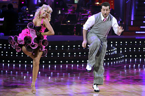 Joey Fatone and Kym Johnson took second place on...