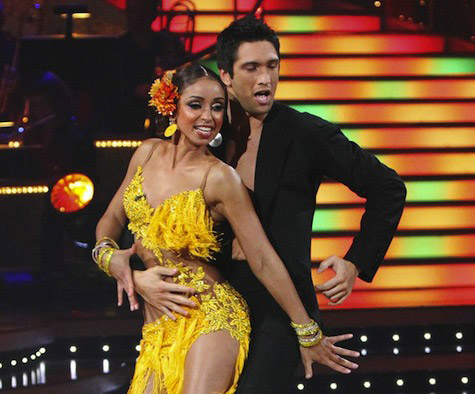 Mya and Dmitry Chaplin took second place in...
