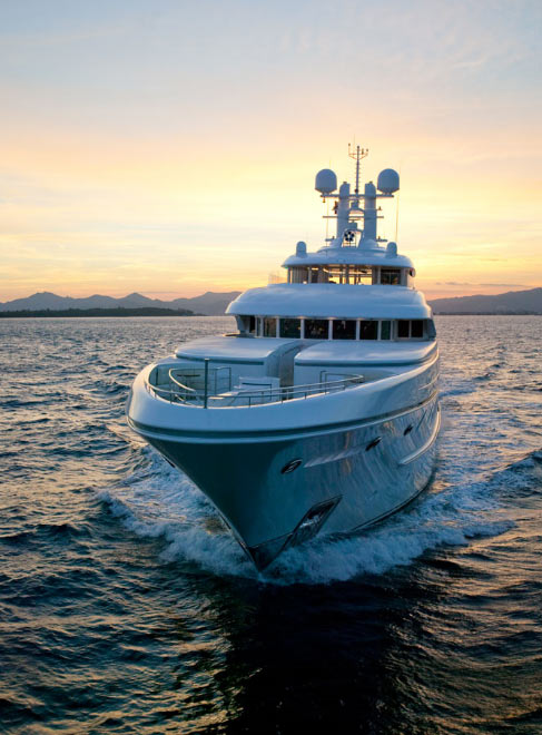 Diddy and his family have rented this $850,000-a-week superyacht, partially controlled by an iPad. The technology, which allows guests to control things like entertainment and climate systems and room service, was made by German luxury yacht firm Lurssen.