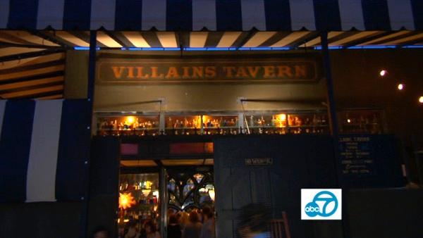 Villains Tavern may not look like much from the outside, but step under the striped big top and the vibe is old school circus.