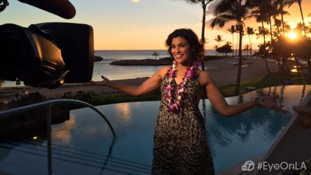 Eye On L.A.s Tina Malave is seen at the Aulani in Hawaii.