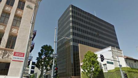 A naked woman jumped to her death from this 15-story Beverly Hills building on Jan. 22, 2014.