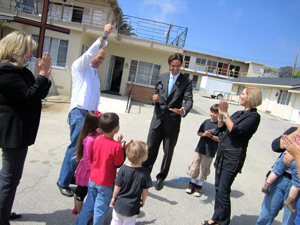 The group reacts when they receive the news they...