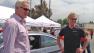 ABC7 Weathercaster Garth Kemp poses with  Meteorologist Dallas Raines at a fundraising event at the Rose Bowl in Pasadena to help the victims of the Oklahoma tornado on Wednesday, May 22, 2013.
