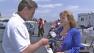 Rose with Western Digital presents a check for $25,000 to help the victims of the deadly Oklahoma tornado.