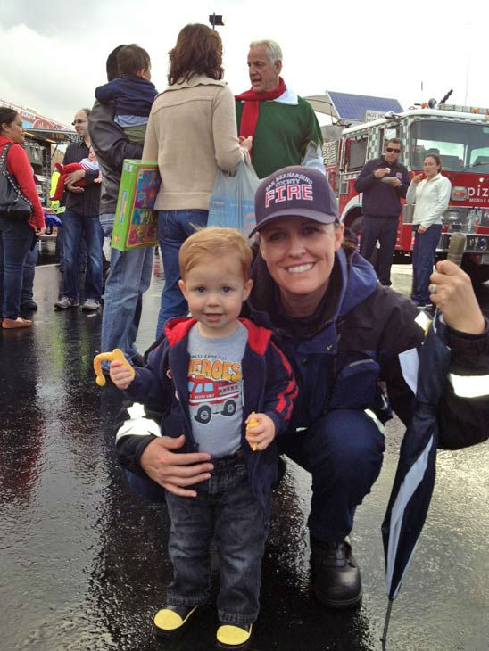 San Bernardino City Fire Engineer Kelly Hoverman...