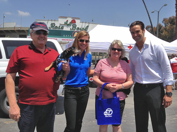 ABC7 Meteorologist Bri Winkler and Reporter Elex...