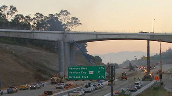 Carmageddon ends, 405 Freeway back open early