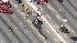 Single car accident on 60 Fwy.