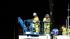 Crews continue to work on the Mulholland Bridge...