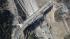 The Mulholland Drive Bridge demolition is seen...