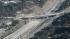 The Mulholland Drive Bridge demolition is seen...