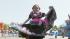 A young girl dances during the Mexican...