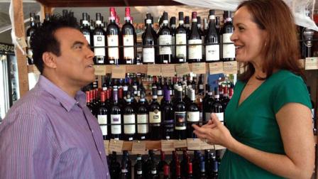 Danny Romero meets with Pamela Pajuelo, better known as Senorita Vino, on an episode of Eye on L.A. that aired on Sunday, Nov. 17, 2013.