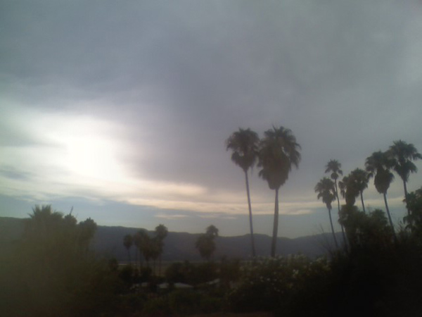 From ABC7 viewer Gina De La Torre, clouds in...