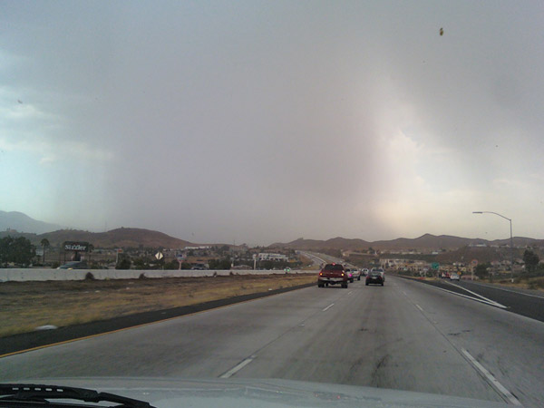 From ABC7 viewer Kelley DeLung, storm seen from...